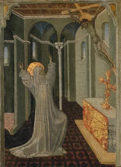 Saint Catherine Of Siena Receiving The Stigmata 2