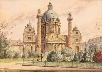 Saint Charles S Church In Vienna