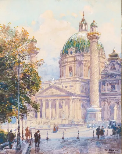 Saint Charless Church In Vienna 2