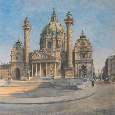 Saint Charless Church In Vienna