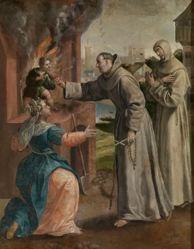 Saint Didacus Saves A Boy From The Oven