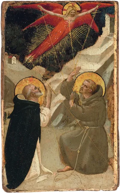 Saint Dominic And The Stigmatization Of Saint Francis