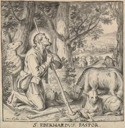 Saint Eberhard Of Tuntenhausen As A Shepherd