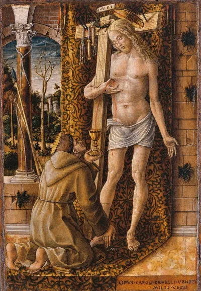 Saint Francis Collecting The Blood Of Christ