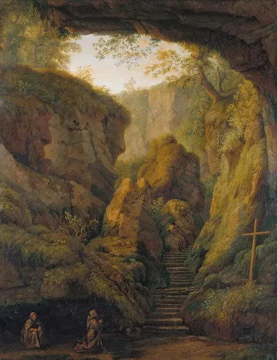 Saint Francis Grotto On Monte Verna
