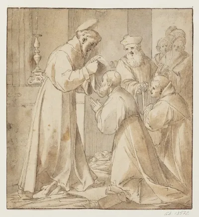 Saint Francis Of Assisi Consecrates New Monks
