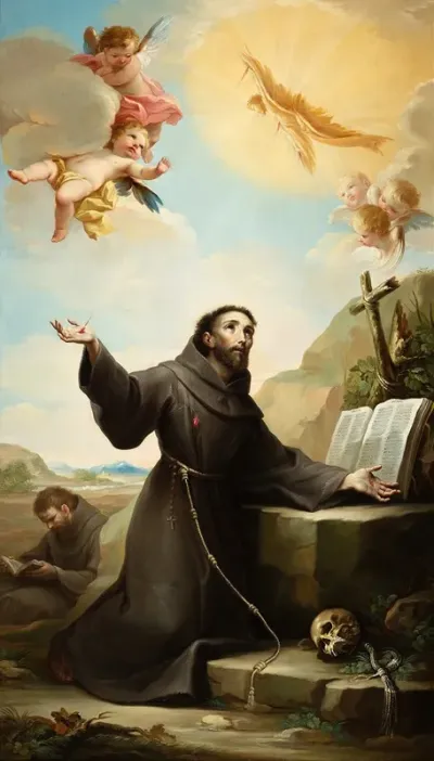 Saint Francis Of Assisi Receiving The Stigmata