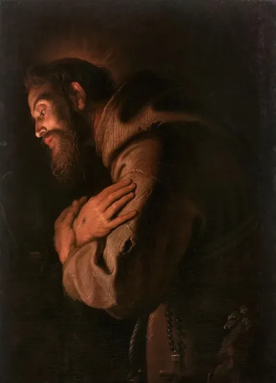 Saint Francois Dassise En Adoration