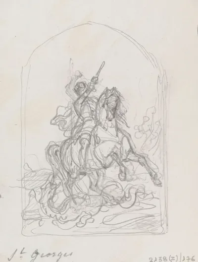 Saint George Defeats The Dragon
