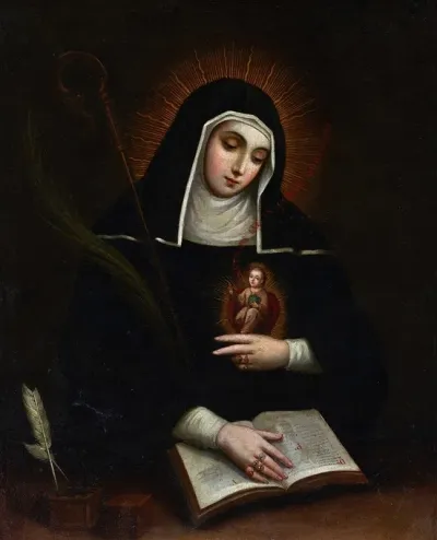 Saint Gertrude Santa Gertrudis