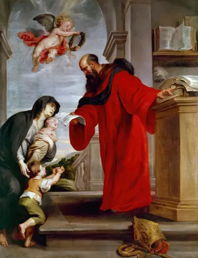 Saint Ives Of Treguier Patron Of Lawyers Defender Of Widows And Orphans