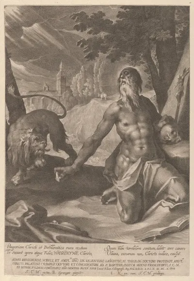 Saint Jerome In The Desert 5