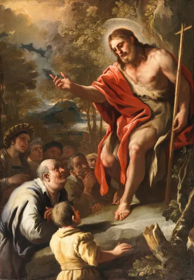 Saint John Preaching In The Wilderness