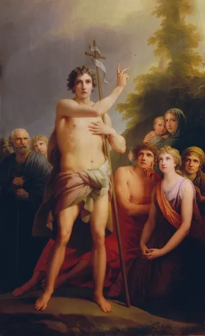 Saint John Preaching