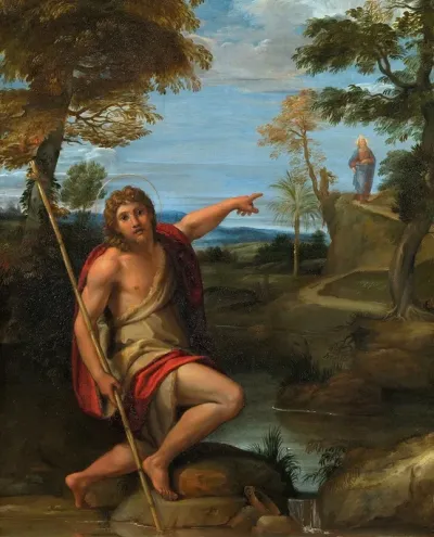 Saint John The Baptist Bearing Witness