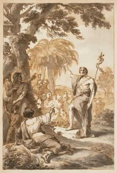 Saint John The Baptist Preaching In The Wilderness 3