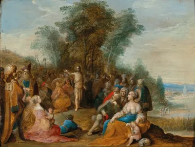 Saint John The Baptist Preaching In The Wilderness 5