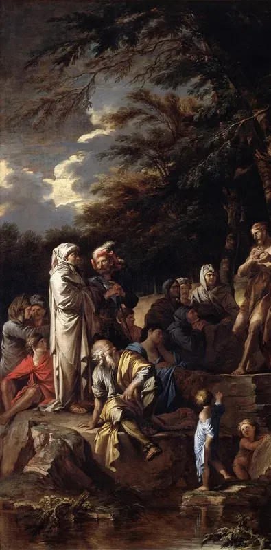 Saint John The Baptist Preaching In The Wilderness