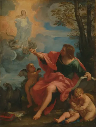 Saint John The Evangelist On Patmos 3