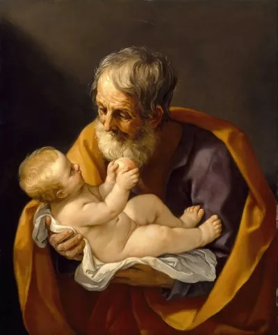 Saint Joseph And The Christ Child