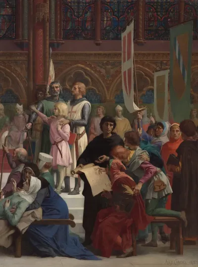 Saint Louis Rendant La Justice