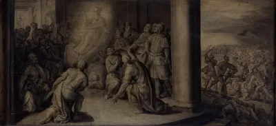 Saint Luke Appearing At The Curch Of Our Lady In Tripoli
