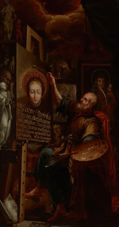 Saint Luke Painting The Madonna