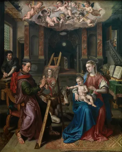 Saint Luke Painting The Virgin 3