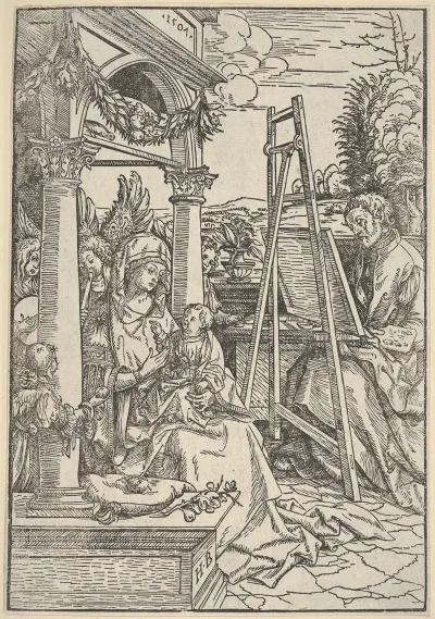 Saint Luke Painting The Virgin 4