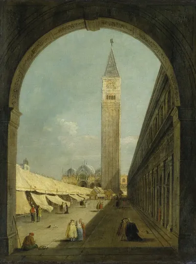 Saint Marks Square In Venice