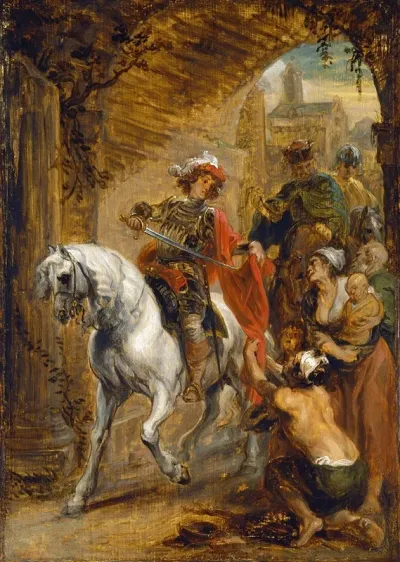 Saint Martin Dividing His Cloak