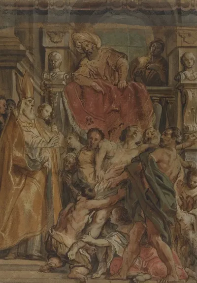 Saint Martin Of Tours Healing The Servant Of Tetrodius