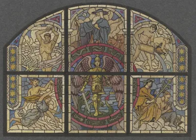Saint Michael With The Dragon And Other Scenes