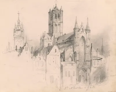 Saint Nicholas Church In Ghent