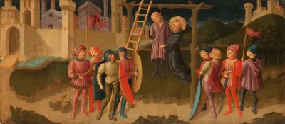 Saint Nicholas Of Tolentino Saving A Hanged Man