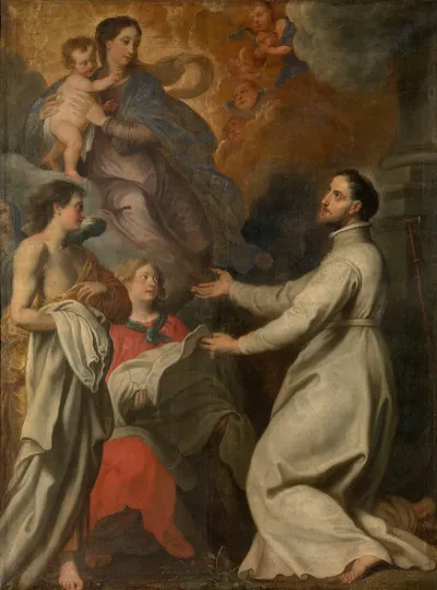 Saint Norbert Recieves The Garment Of His Order