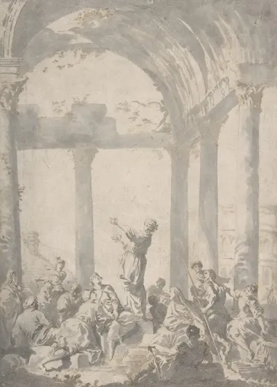Saint Paul Preaching In Athens