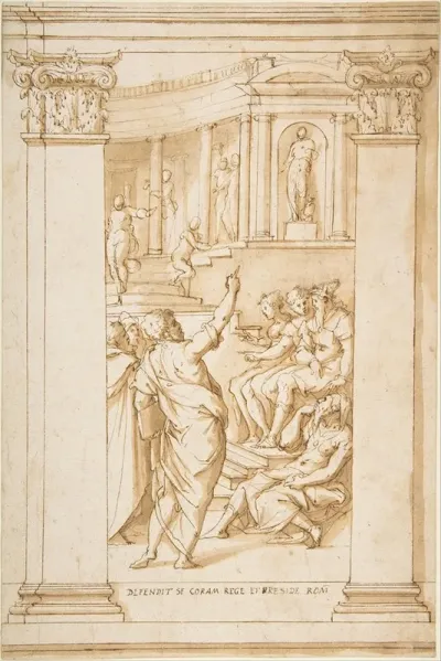 Saint Paul Speaking Before King Agrippa Acts 26