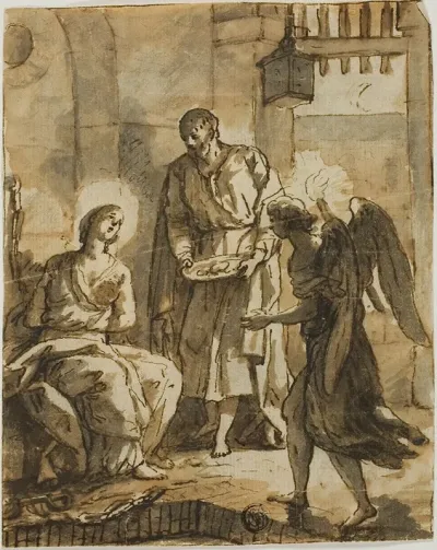 Saint Peter Visiting Saint Agatha In Prison And Healing Her Wounds