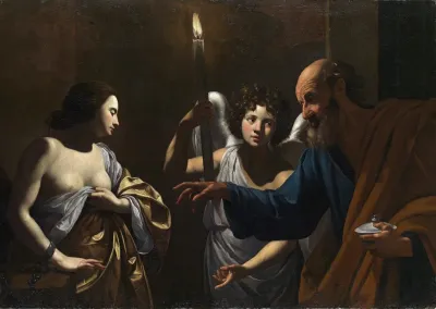 Saint Peter Visiting Saint Agatha In Prison