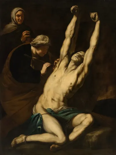 Saint Sebastian Tended By Saint Irene 2