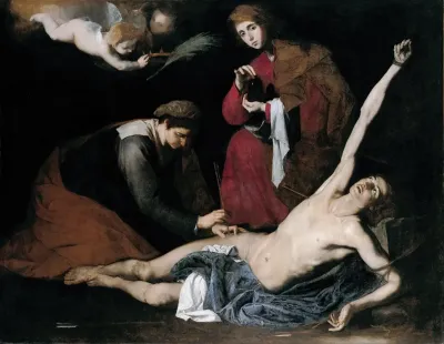 Saint Sebastian Tended By The Holy Women