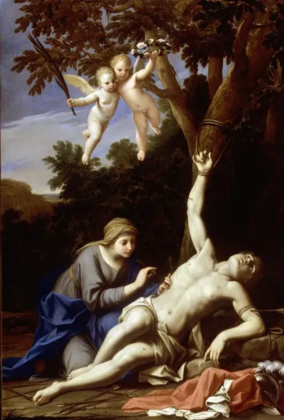 Saint Sebastien Soigne Par Irene