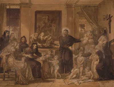 Saint Vincent De Paul In The Court Of Louis Xiii