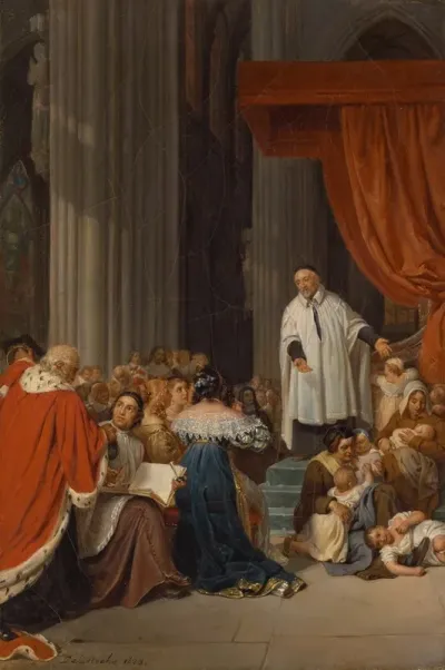 Saint Vincent De Paul Preaching To The Court Of Louis Xiii On Behalf Of The Abandoned Children 2