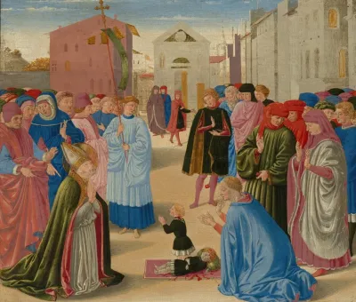 Saint Zenobius Resuscitating A Dead Child