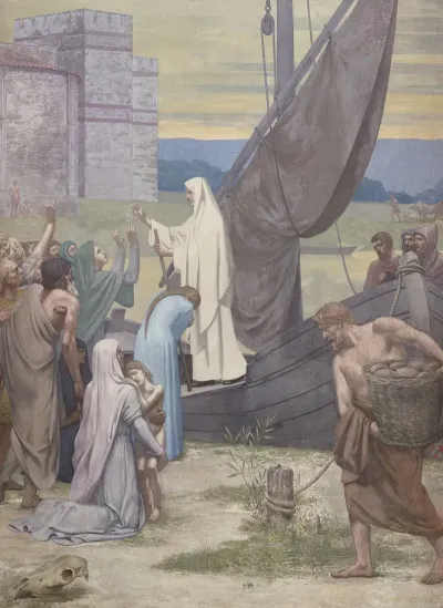 Sainte Genevieve Ravitaillant Paris Assiege