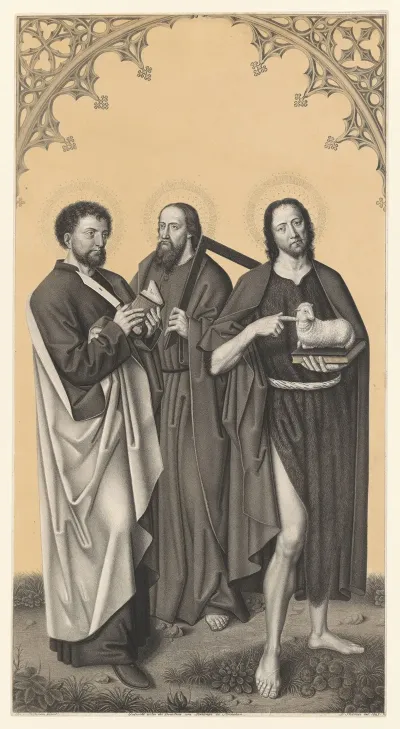 Saints Bartholomew Thomas And John The Baptist