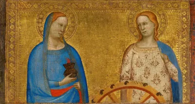 Saints Lucy And Catherine Of Alexandria