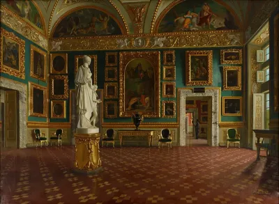 Sala Delliliade In The Pitti Palace Florence